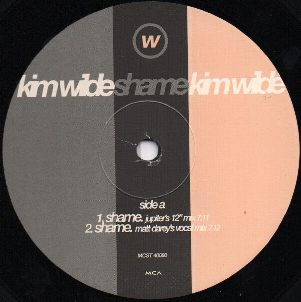 Kim Wilde - Shame | MCA Records (MCST 40080) - 3