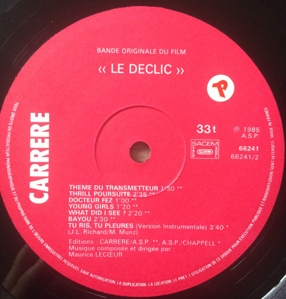 Maurice Lecœur - Le Déclic | Carrere (66.241) - 2