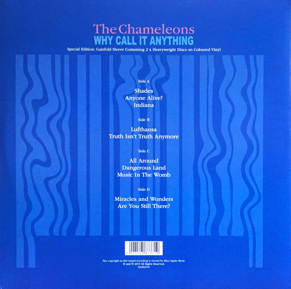 The Chameleons - Why Call It Anything | Blue Apple Music (BAMLP19) - 2