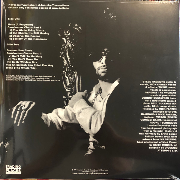 Mick Farren - Mona (The Carnivorous Circus) | Trading Places (TDP54107) - 3