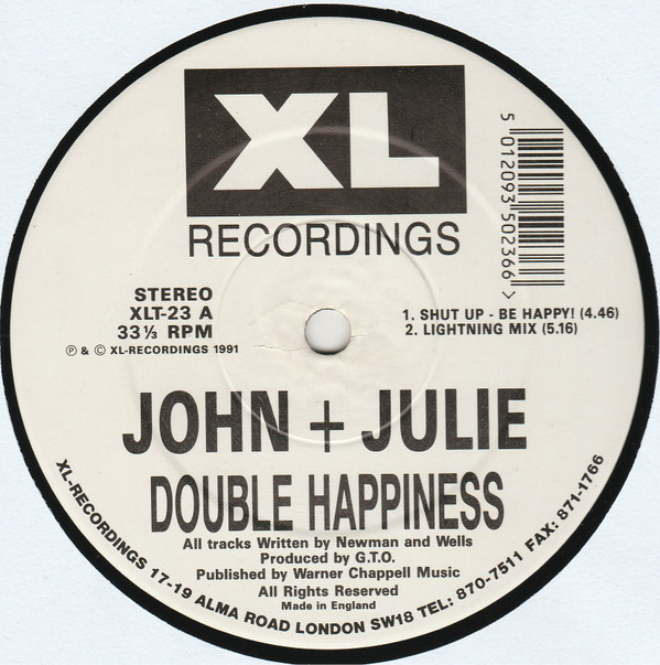 John + Julie - Double Happiness | XL Recordings (XLT-23)
