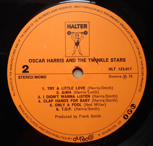 Oscar Harris And The Twinkle Stars - Try A Little Love | Halter (HLT 123.017-G) - 4