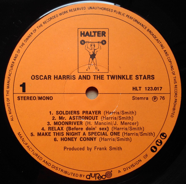 Oscar Harris And The Twinkle Stars - Try A Little Love | Halter (HLT 123.017-G) - 3