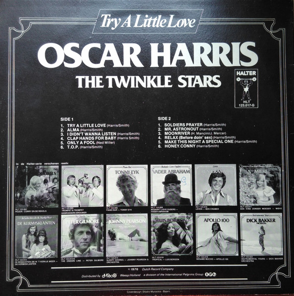 Oscar Harris And The Twinkle Stars - Try A Little Love | Halter (HLT 123.017-G) - 2