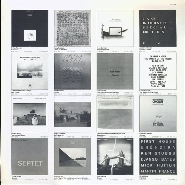 The Bill Frisell Band - Lookout For Hope | ECM Records (ECM 1350) - 4