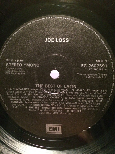 Joe Loss - The Best Of Latin | EMI (EG 2607591) - 3 Joe Loss - The Best Of Latin | EMI (EG 2607591) - 3