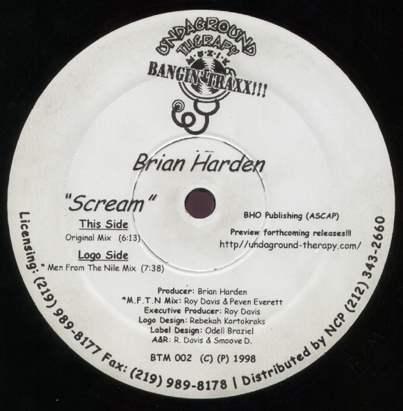 Brian Harden - Scream | Bangin Traxx Muzik (BTM 002)