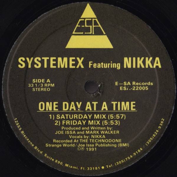 Systemex Featuring Nikka - One Day At A Time | E-SA Records (ESA-22005) - main