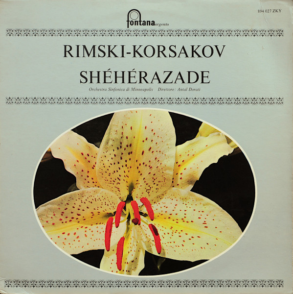 Nikolai Rimsky-Korsakov / Minneapolis Symphony Orchestra / Antal Dorati - Rimsky-Korsakov: Schéhérazade | Fontana (894 027 ZKY) Nikolai Rimsky-Korsakov / Minneapolis Symphony Orchestra / Antal Dorati - Rimsky-Korsakov: Schéhérazade | Fontana (894 027 ZKY)