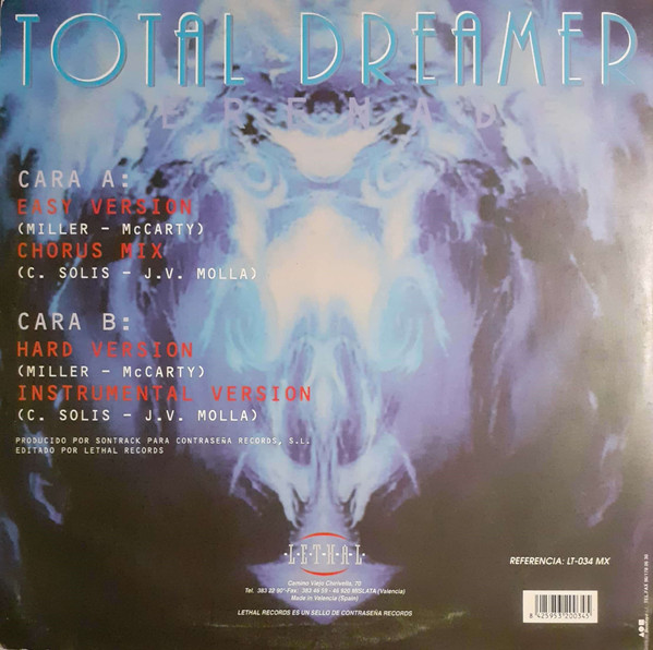 Total Dreamer - Serenade | Lethal Records (LT-034-MX) - 2