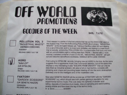 Agro - AAA EP | Epsilon (EPSILON001) - 2