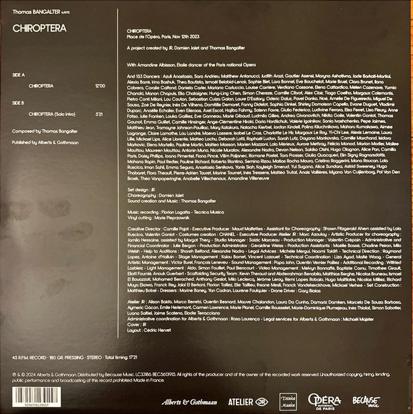 Thomas Bangalter - Chiroptera | Because Music (BEC5613915) - 2