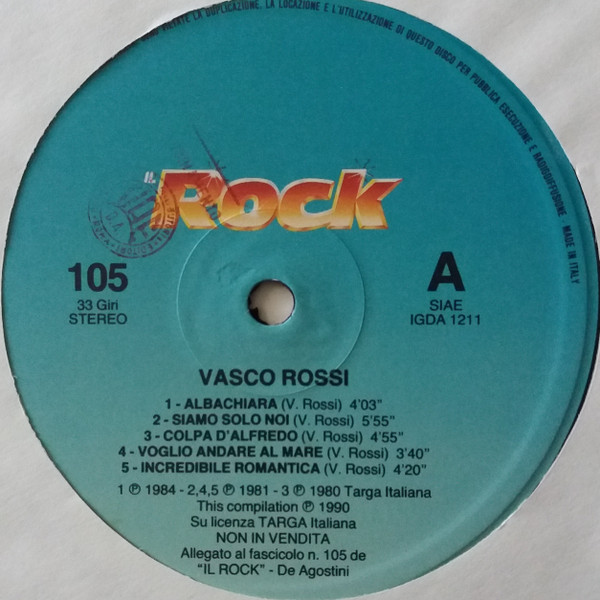 Vasco Rossi / Eugenio Finardi - Vasco Rossi / Eugenio Finardi | DeAgostini (IGDA 1211 / IGDA 1212) - 3