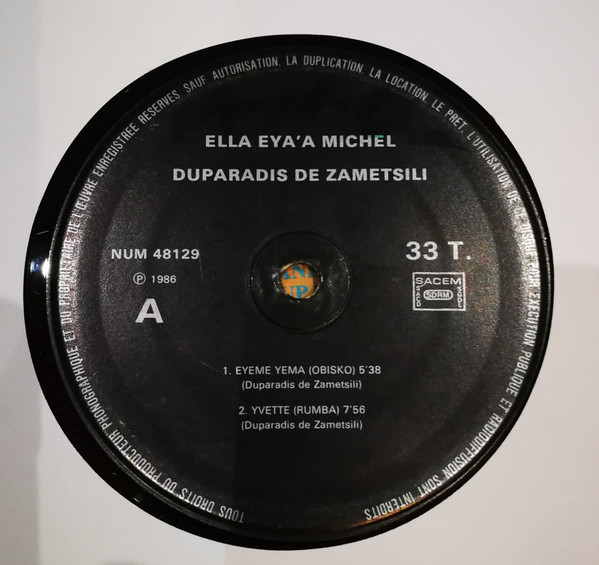 Ella - Eya'a Duparadis - Chante Obisko | Production CNE (NUM 48129) - 3 Ella - Eya'a Duparadis - Chante Obisko | Production CNE (NUM 48129) - 3