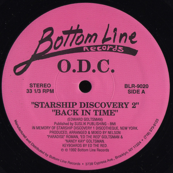 O.D.C. - Starship Discovery 2 | Bottom Line Records (BLR-9020)