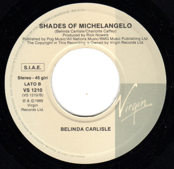 Belinda Carlisle - Leave A Light On | Virgin (VS 1210) - 4