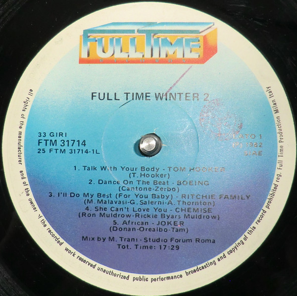 Various - Full Time Winter 2 | Full Time Records (FTM 31714) - 3 Various - Full Time Winter 2 | Full Time Records (FTM 31714) - 3
