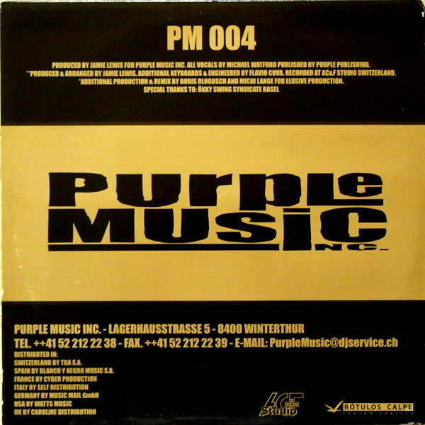 Jamie Lewis & Michael Watford - For You | Purple Music (PM 004) - 2 Jamie Lewis & Michael Watford - For You | Purple Music (PM 004) - 2