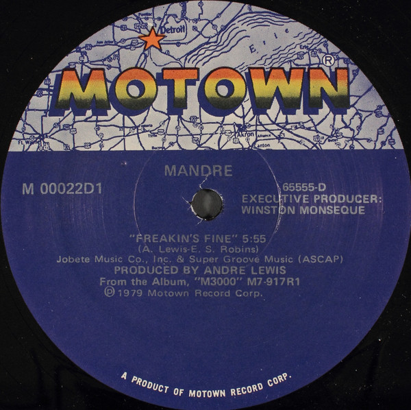 Mandré - Spirit Groove / Freakin's Fine | Motown (M 00022D1) - 2