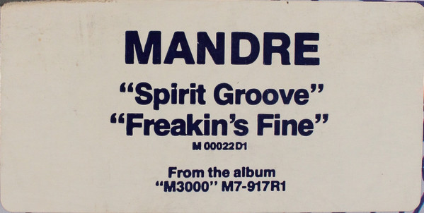Mandré - Spirit Groove / Freakin's Fine | Motown (M 00022D1) - 3