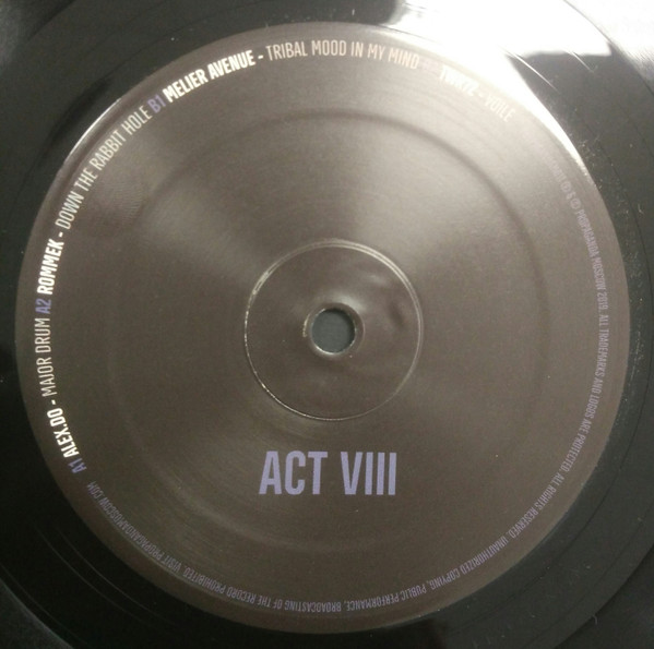 Various - Act VIII | Propaganda Moscow (PROPAGANDAM011)