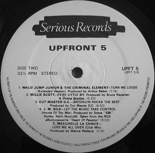 Various - Upfront 5 | Serious Records (UPFT 5) - 4