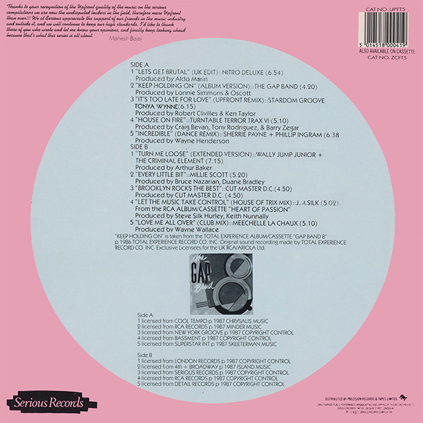 Various - Upfront 5 | Serious Records (UPFT 5) - 2