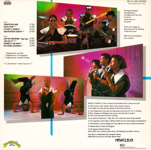 Newcleus - Jam On Revenge | Sunnyview (260·21·002) - 2