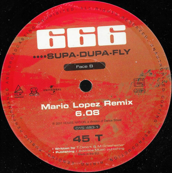 666 - Supa-Dupa-Fly | Panic Records (015 483-1) - 4