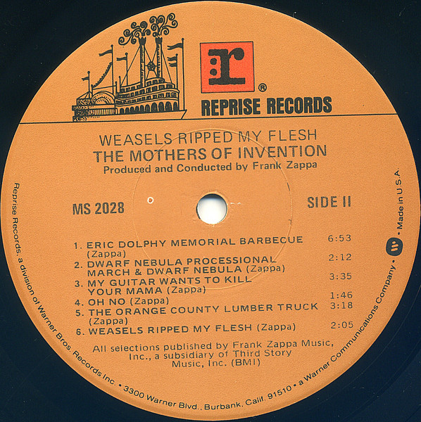 The Mothers - Weasels Ripped My Flesh | Reprise Records (MS 2028) - 4