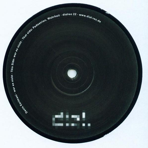 Denis Karimani - War Es Nicht | Dial (dialrec 22) - 3