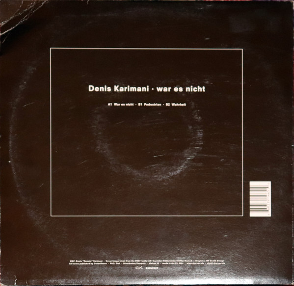 Denis Karimani - War Es Nicht | Dial (dialrec 22) - 2