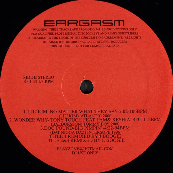 Various - Eargasm | Eargasm (E-01) - 2