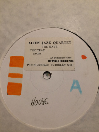 Alien Jazz Quartet - The Wave | Chic Trax Records (CHIC003)
