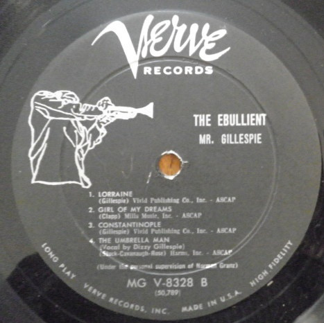 Dizzy Gillespie - The Ebullient Mr. Gillespie | Verve Records (MG V - 8328) - 4