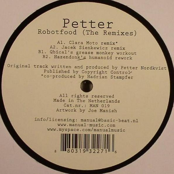 Petter - Robotfood (The Remixes) | Manual Music (MAN 019)