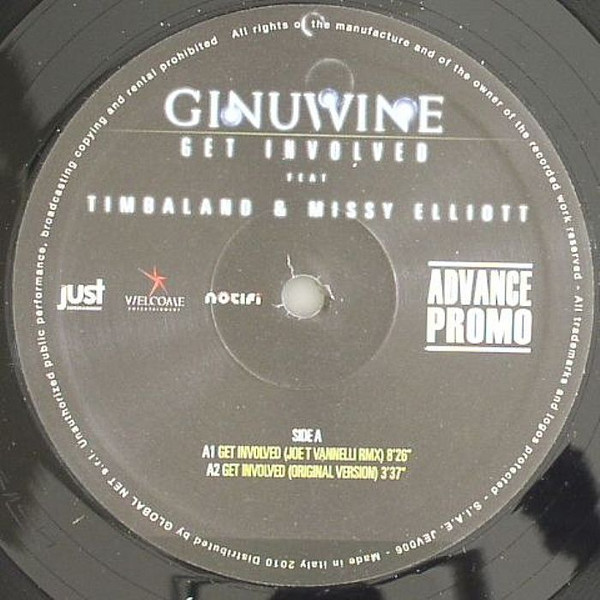 Ginuwine Feat Timbaland & Missy Elliott - Get Involved | Just Entertainment (JEV006)