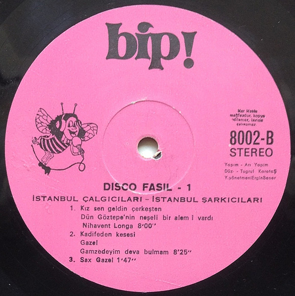 İstanbul Çalgıcıları / İstanbul Şarkıcıları - Disco Fasıl 1 | Bip! (8002) - 4 İstanbul Çalgıcıları / İstanbul Şarkıcıları - Disco Fasıl 1 | Bip! (8002) - 4