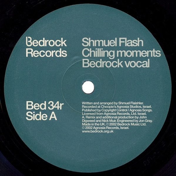 Shmuel Flash - Chilling Moments | Bedrock Records (Bed 34r) - 3
