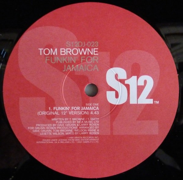 Tom Browne - Funkin' For Jamaica | S12 (S12DJ-023) - 2