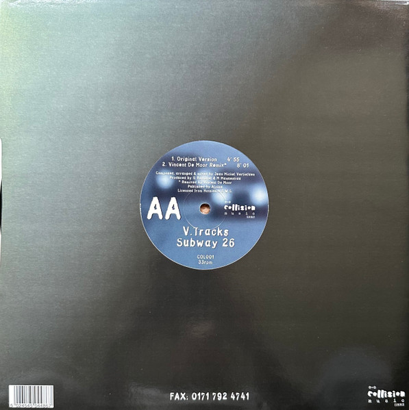 V-Tracks - Subway 26 | Collision Recordings (COL001) - 2
