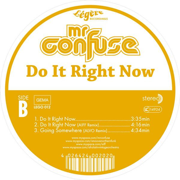 Mr. Confuse - Do It Right Now | Légère Recordings (LEGO 012) - 3