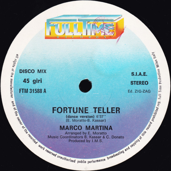 Marco Martina - Fortune Teller | Full Time Records (FTM 31588) - 3