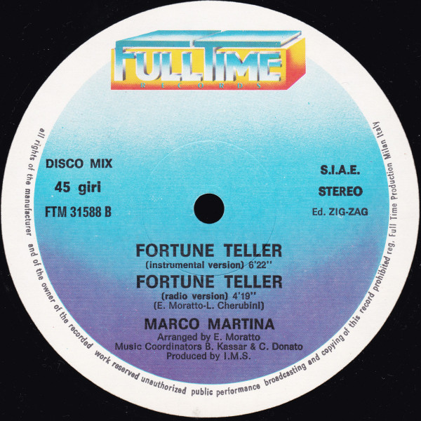 Marco Martina - Fortune Teller | Full Time Records (FTM 31588) - 4