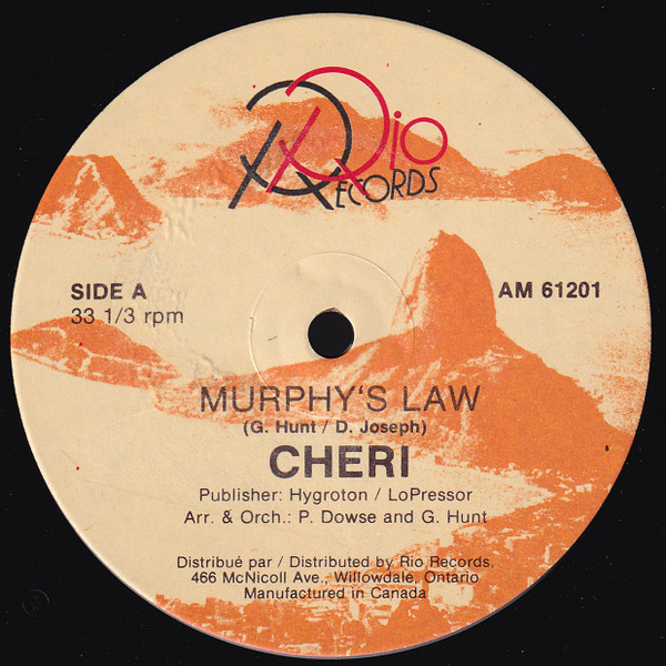 Cheri - Murphy's Law | Rio Records (AM 61201)