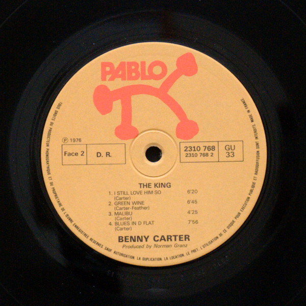 Benny Carter - The King | Pablo Records (2310 768) - 4