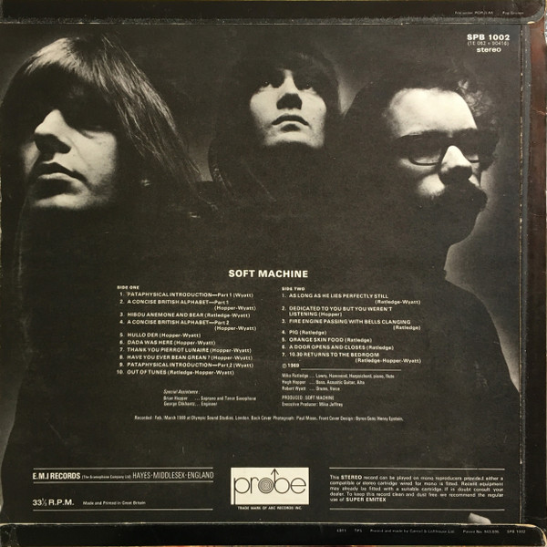 Soft Machine - Volume Two | Probe (SPB 1002) - 2 Soft Machine - Volume Two | Probe (SPB 1002) - 2