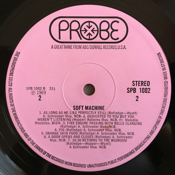 Soft Machine - Volume Two | Probe (SPB 1002) - 4 Soft Machine - Volume Two | Probe (SPB 1002) - 4