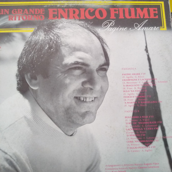 Enrico Fiume - Pagine Amare | Vis Radio (LP IM 766) - 2 Enrico Fiume - Pagine Amare | Vis Radio (LP IM 766) - 2