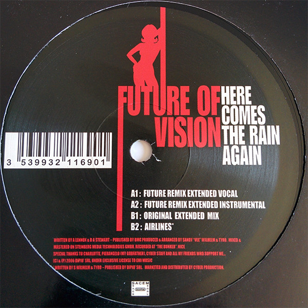 Future Of Vision - Here Comes The Rain Again | Not On Label (Eurythmics) (TALK 02) - 2